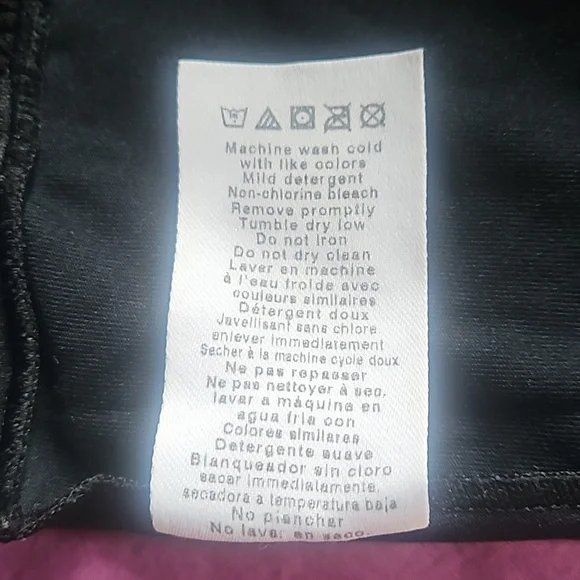 Danskin New York City Ballet camisole mock wrap black leotard size L - Picture 8 of 8